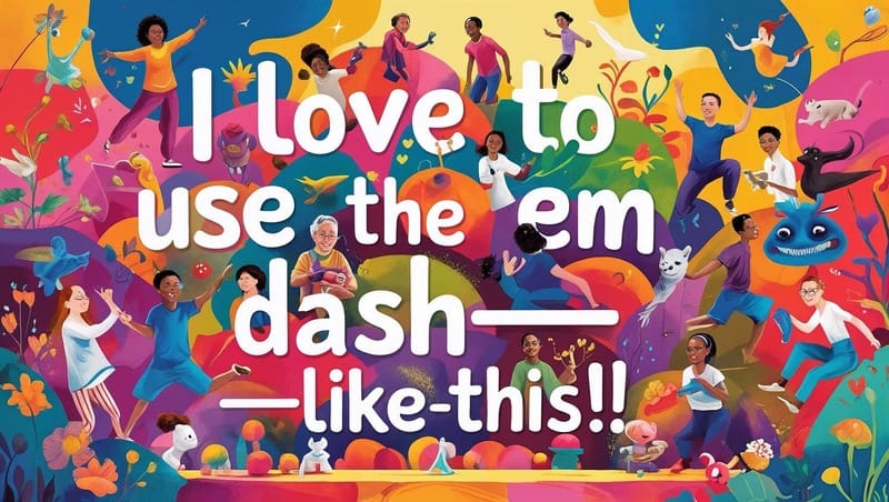 Look! I’m Using an EM Dash! Better String Me Up for Using AI!